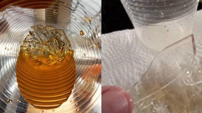 Viral wanita syok setelah minum es jeruk yang dibeli di depan sekolah anaknya, ada hal janggal
