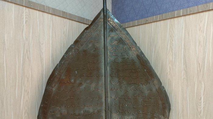Bentuk replika Cogan di Khazanah Riau Lingga, Museum Batam Raja Ali Haji, Dataran Engku Putri, Batam Center, Kepulauan Riau, Minggu (31/1/2021)