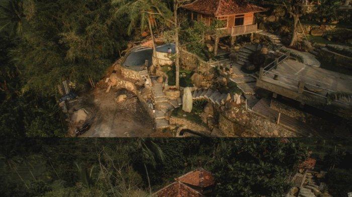 Objek wisata Ciboer Pass di Desa Bantaragung, Kecamatan Sindangwangi, Kabupaten Majalengka.