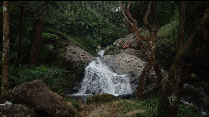 Objek wisata alam Curug Mandala di Kampung Panaruban, Desa Cicadas, Kecamatan Sagalaherang, Kabupaten Subang