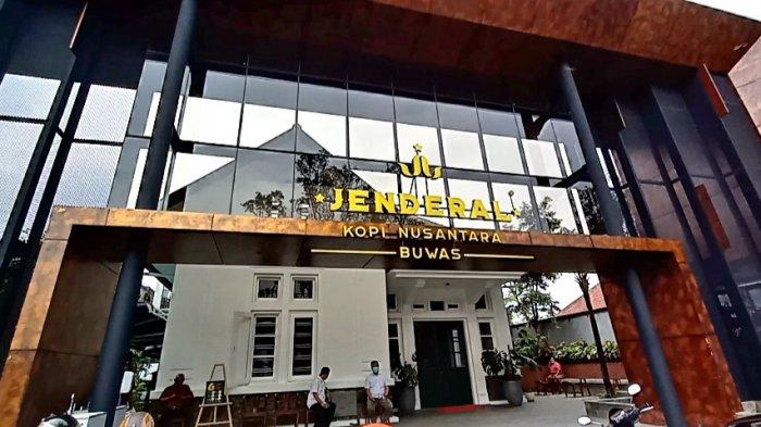 Kedai Jenderal Kopi Nusantara Buwas di Jalan RE Martadinata No 219, Kota Bandung.