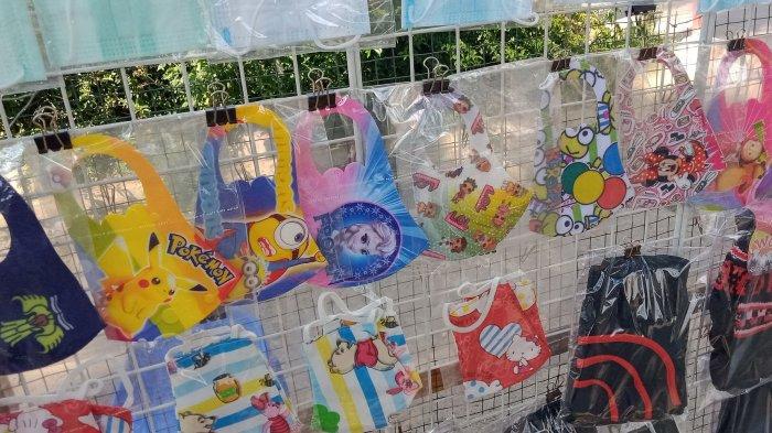 masker yang dijual di tepi Jalan Rancaekek