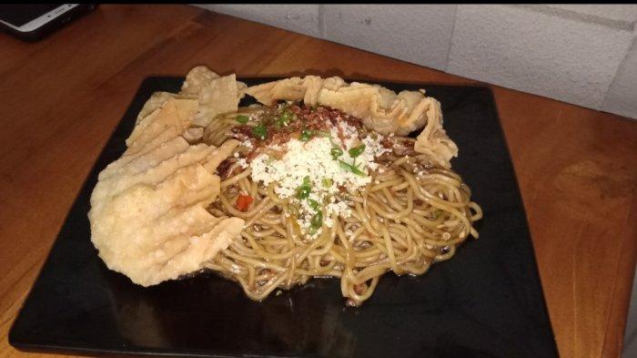 Mi setan level 3 di Mie Gacoan Bandung