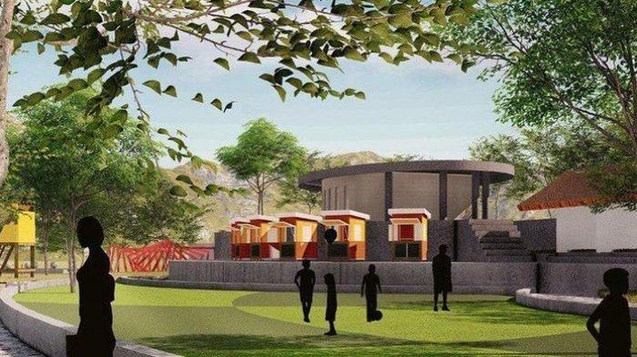 Gambar rencana pengembangan Situ Bagendit Garut. Pembangunan ekowisata Situ Bagendit akan terealisasikan pada 2021
