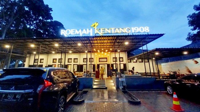 Tampilan depan Roemah Kentang 1908 di Jalan Banda No 18, Kota Bandung.