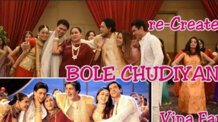 Contoh aksi Bollywood yang diparodikan oleh Fina Van