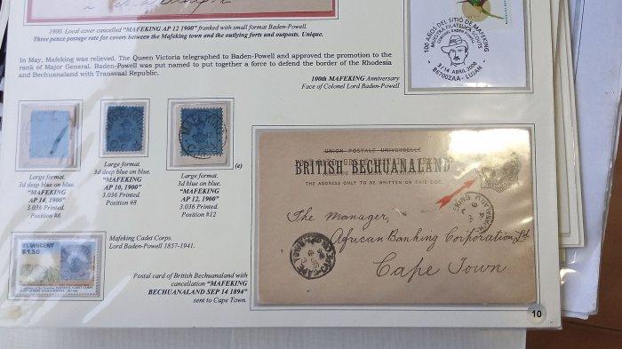 koleksi sampul surat dan prangko pendiri badan pandu dunia, Lord Baden Powell yang merupakan koleksi termahal