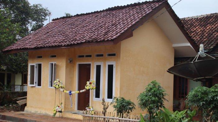 Rumah Kopka Hamim yang baru di Dusun Kaliwadas, Desa Pagon, Kecamatan Purwadadi, Subang