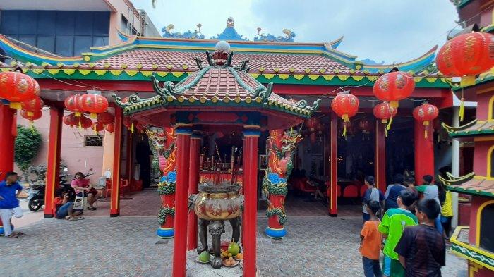 Kelenteng Hok Lay Kiong di Jalan kenari, Kecamatan Bekasi Timur Kota Bekasi saat perayaan Imlek 2020 silam.