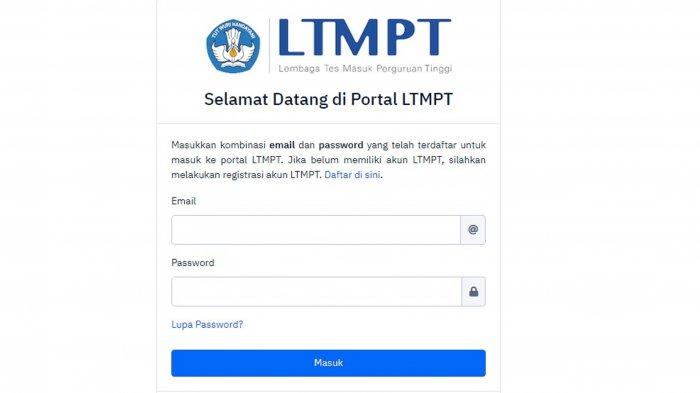 tangkapan layar LTMPT