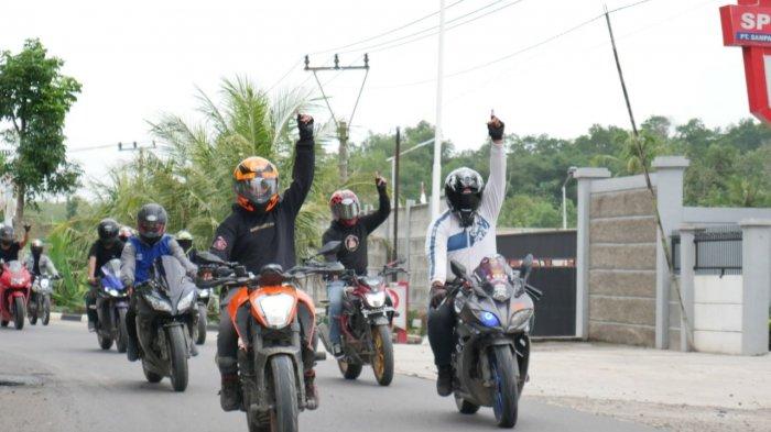 Potret anggota komunitas motor Brothership.
