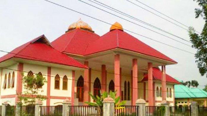 Replika Istana Sultan Asahan di Kabupaten Asahan, Selasa 22 Sepetember 2020