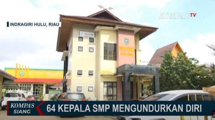 64 Kepala SMP di Indragiri Hulu Mengundurkan Diri, Mengaku Alami Pemerasan Sejak 2016