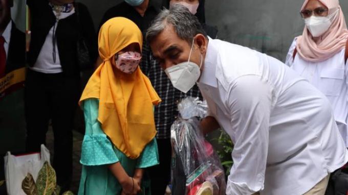 Ahmad Muzani menyambangi pemukiman warga