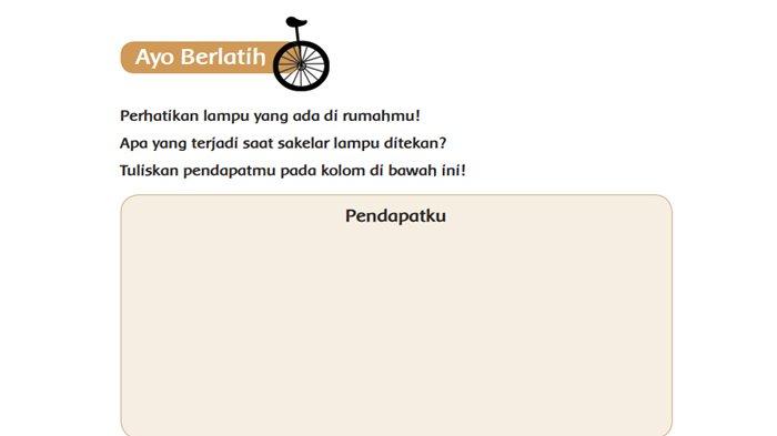 Apa yang Terjadi saat Sakelar Lampu Ditekan, Tema 9 Kelas 4 Halaman 5