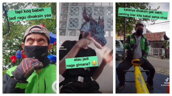 Dikemas dengan Konsep Lucu, Seorang Pria Unggah Video Ajak Driver Ojol Ikut Divaksin, Videonya Viral