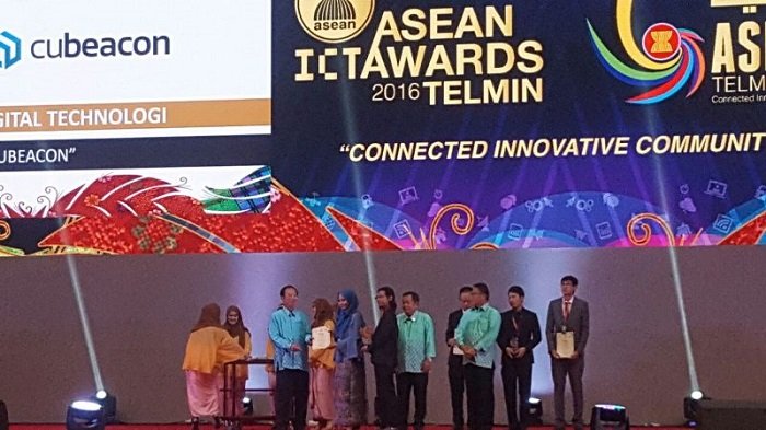 Ukir Prestasi di Level Global, Cubeacon Raih Juara Pertama ASEAN ICT Awards 2016