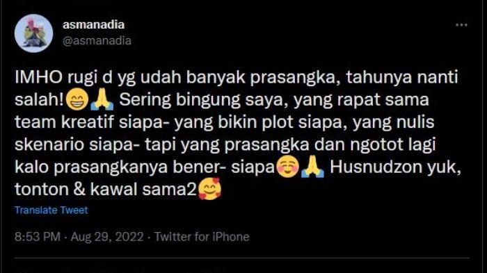Asma hanya berharap para penonton setia Ikatan Cinta bisa mengawal sampai akhir.