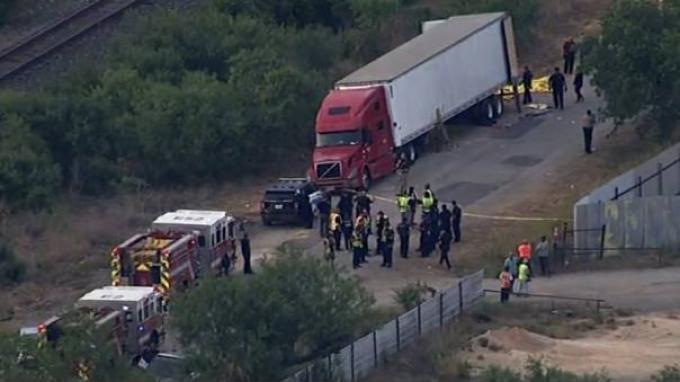 Kronologi Penemuan 46 Mayat di Dalam Truk Kontainer Texas - Tribunnews.com Mobile