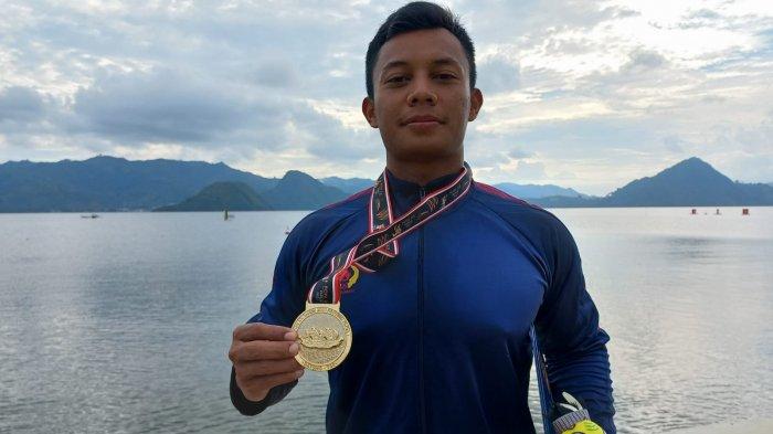 Kepingan Lima Medali Emasnya Berbunyi Saat Beri Hormat, Andri Agus Mulyana Ucapkan Terima Kasih
