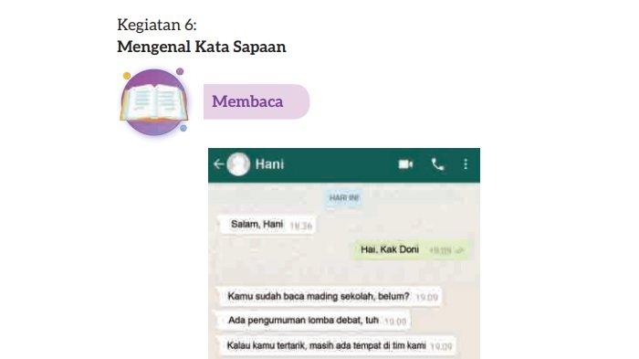 Kunci Jawaban Bahasa Indonesia Kurikulum Merdeka Kelas 7 Halaman 187, Mengenal Kata Sapaan