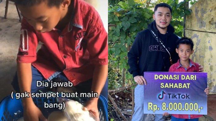 Kisahnya Viral di Medsos, Bocah Penjual Bakpao Ini Terima Donasi Rp 8 Juta dari Pengguna TikTok