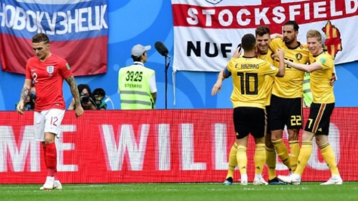 Belgia vs Inggris: Gol Thomas Meunier dan Eden Hazard Bawa Belgia Rebut Tempat Ketiga