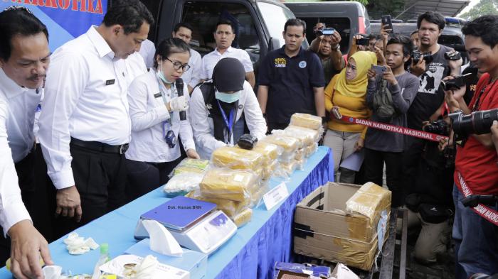 BNN Musnahkan Barang Bukti 32.710,50 Gram Sabu
