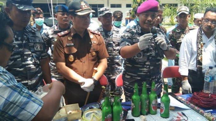 Drama Penangkapan Nelayan Pengebom Ikan di Perairan Flores Timur, Diwarnai Cabut Parang dan Tembakan