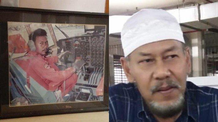 Captain Afwan semasa muda (kiri)