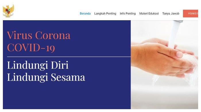 Covid.go.id Situs Resmi Penanggulangan Virus Corona Resmi Diluncurkan.