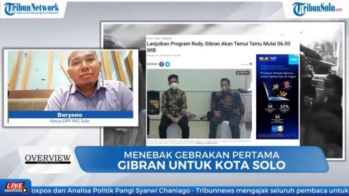 Ketua Dewan Pimpinan Daerah (DPP) Partai Keadilan Sejahtera (PKS) Solo, Daryono.