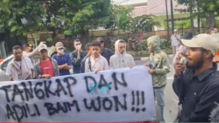 Gerakan Mahasiswa Lakukan Demo, Minta Proses Hukum Baim Wong Segera Diadili
