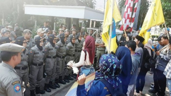 Gara-gara Salah Pegang Saat Ricuh Demo, Satpol PP Kota Bogor Akan Laporkan Anggota PMII