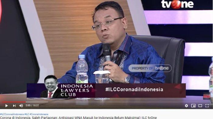 Bahas Virus Corona di ILC, PAN Beberkan Kisah Teman dari Luar Negeri dalam Kondisi Demam: Bisa Lolos