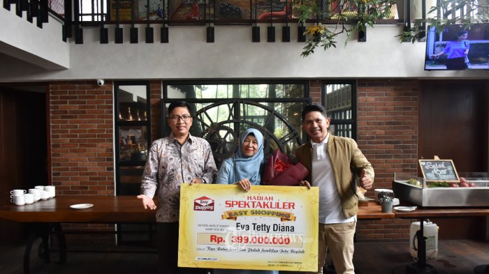 Di Awal Tahun Kerbau 2021, Easy Shopping Anugerahkan 399 Juta Rupiah Kepada Pelanggannya