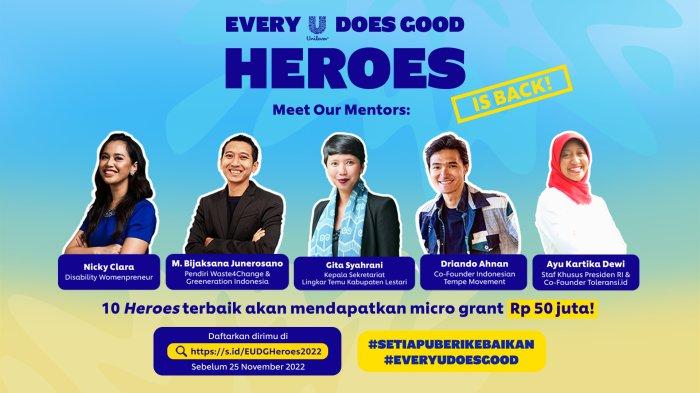 Hadirkan Every U Does Good Heroes 2022, Unilever Kembali Ajak Anak Muda Beri Kebaikan