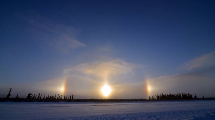 5 Fakta Unik Fenomena Sun Dog, Munculnya 4 Matahari di Kepulauan Riau - Tribunnews.com Mobile