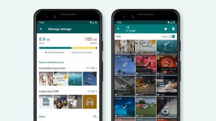 Fitur Storage Management di aplikasi WhatsApp. Cara Menggunakan 5 Fitur Baru WhatsApp yang Dirilis Tahun 2020, Advanced Search hingga Always Mute. (macrumors)