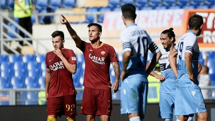 AS Roma Melompat Lima Peringkat Usai Tekuk Lazio 3-1