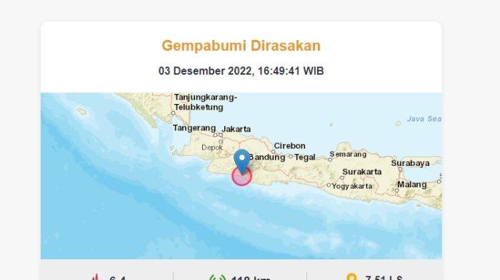 Sekretaris Camat Cibalong Kabupaten Garut: Gempa Terasa Cukup Lama, Belum Ada Laporan Kerusakan