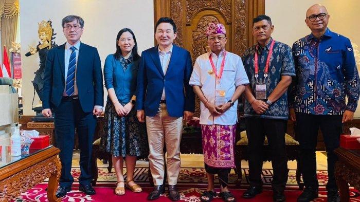 Di Sela KTT G20, Gubernur Koster Bertemu Menteri Korea Selatan Bahas Pembangunan LRT Bali