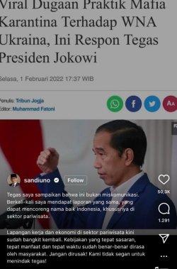 Instagram Saniaga Uno
