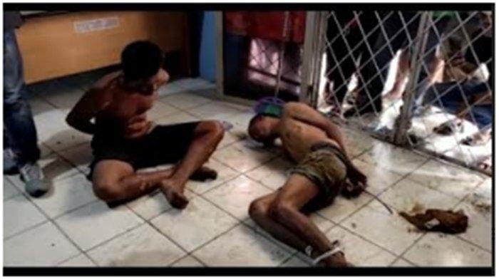 Satu Penjambret yang Dibakar Warga Sako Palembang Meninggal Dunia