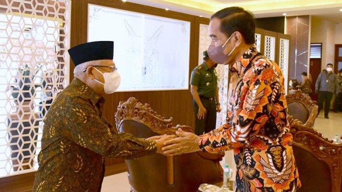 Jokowi-Ma'ruf Bertemu di Bandara Adi Sumarmo, Jubir: Tepis Isu Pertentangan
