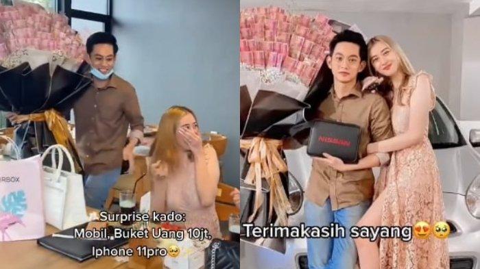 Dapat Kado Buket Uang hingga Mobil, Wanita Ini Ungkap Sosok Pacarnya: Suka Tiba-tiba Kasih Kejutan