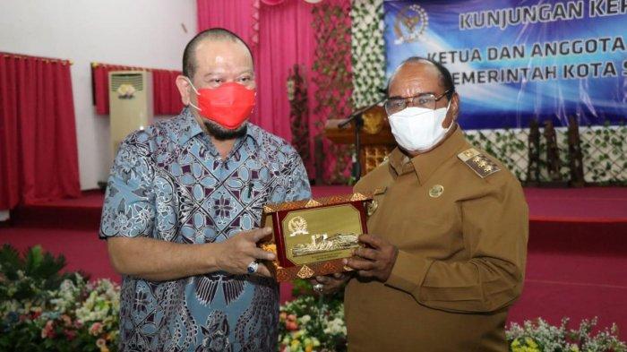 Ramah Tamah dengan Walikota, Ketua DPD RI Siap Dukung Pembangunan Sorong