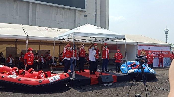 Jusuf Kalla Tinjau Persiapan Kesiapsiagaan PMI Hadapi Bencana Dampak La Nina