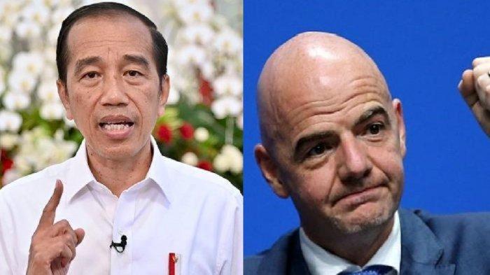 FIFA Tak Beri Sanksi Sepak Bola Indonesia, Jokowi: Gianni Infantino akan Datang ke Indonesia