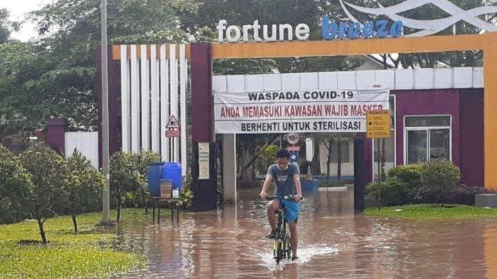Perumahan Mewah di Ciledug Pun Terendam Banjir